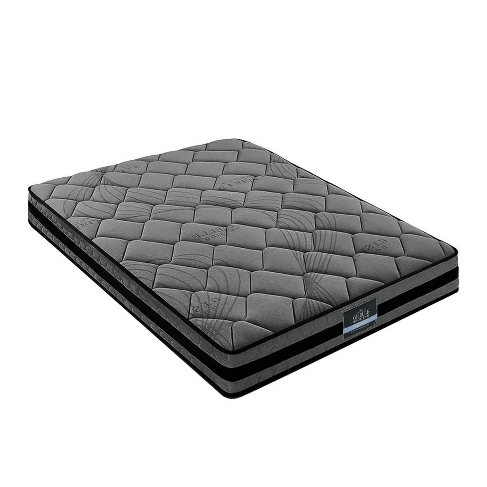 22cm Medium Firm Mattress, 5-Zone Support - Giselle Bedding