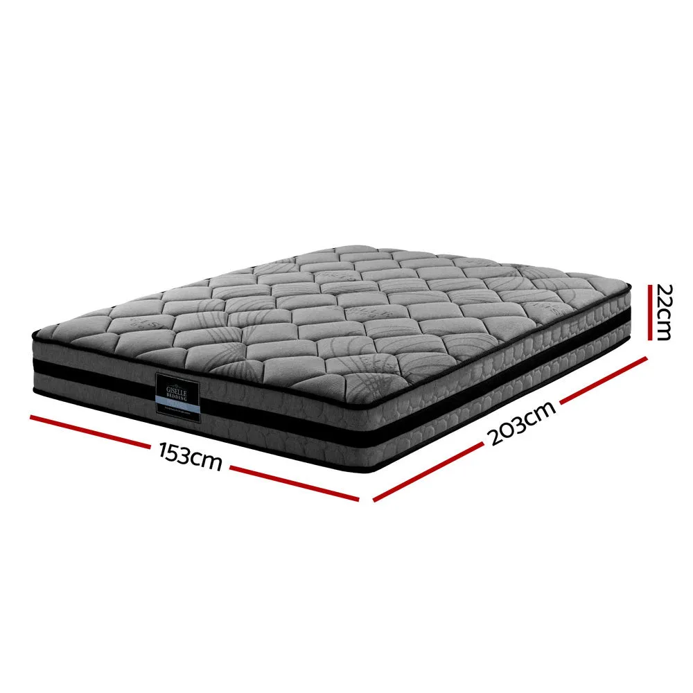22cm Medium Firm Queen Mattress, Hypo-Allergenic, Giselle Bedding