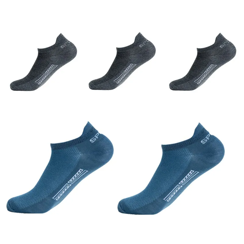 5 Pairs High Quality Men Ankle Socks