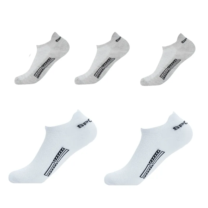 5 Pairs High Quality Men Ankle Socks