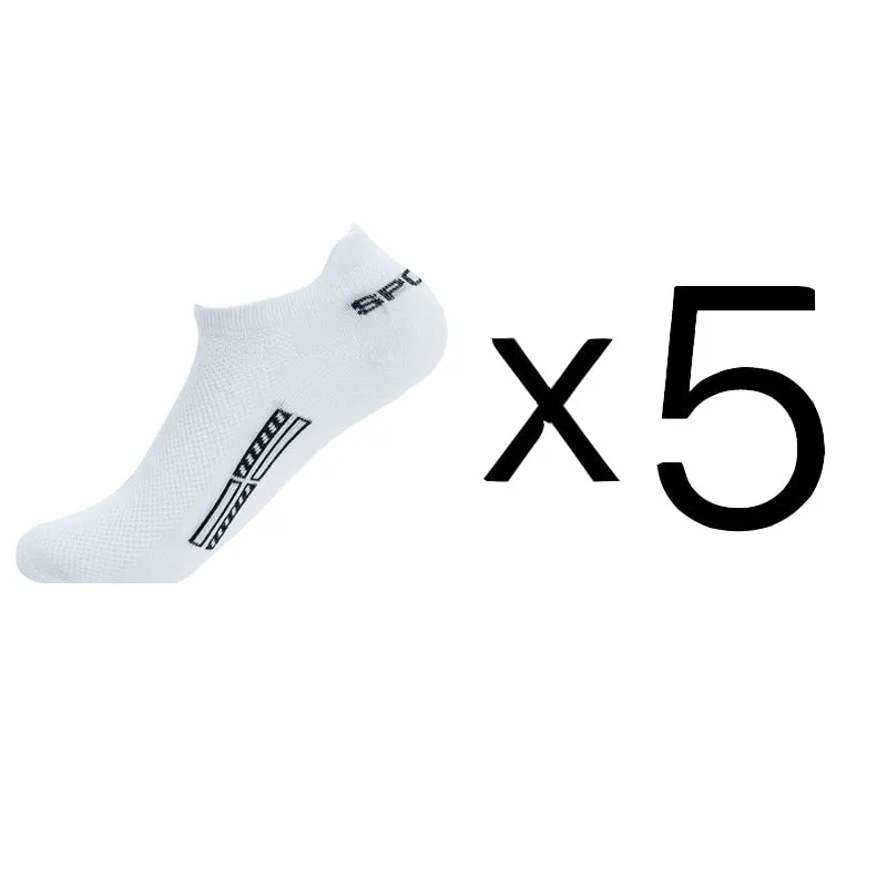 5 Pairs High Quality Men Ankle Socks