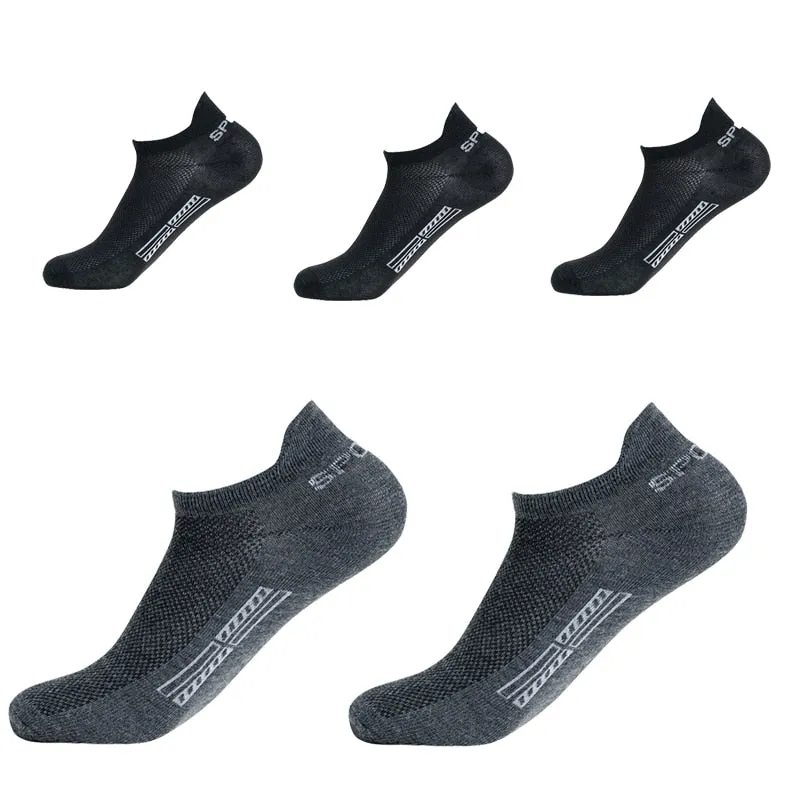 5 Pairs High Quality Men Ankle Socks