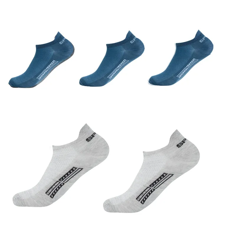 5 Pairs High Quality Men Ankle Socks