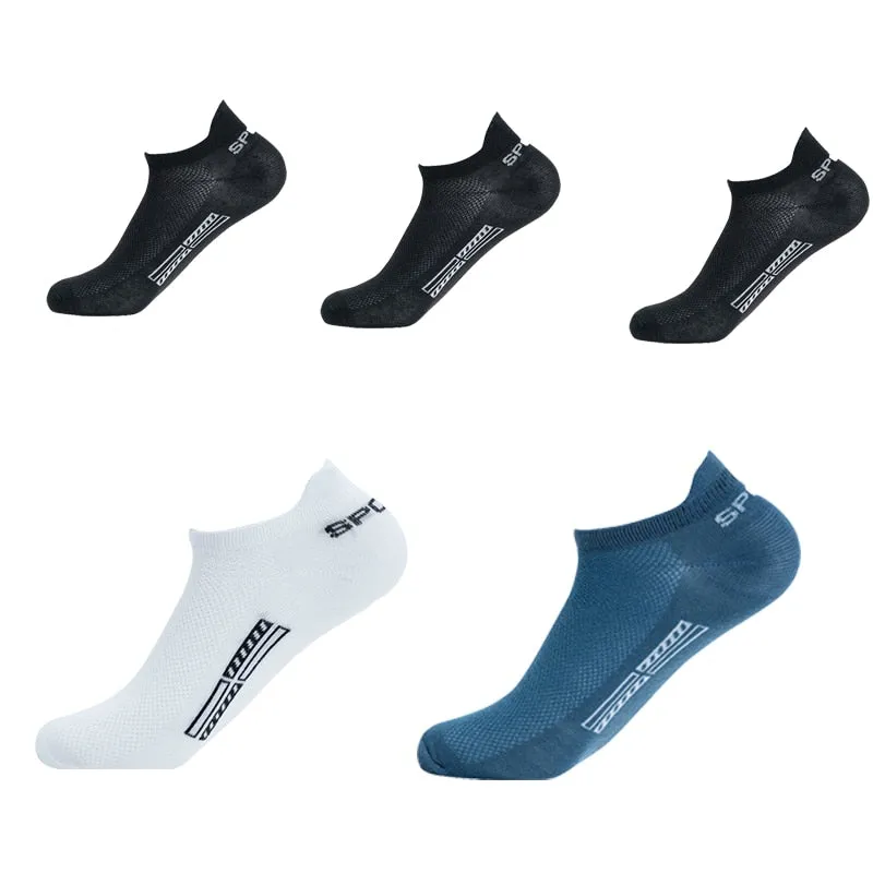 5 Pairs High Quality Men Ankle Socks