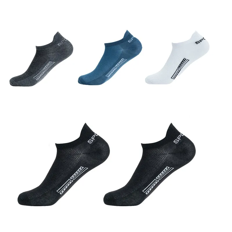 5 Pairs High Quality Men Ankle Socks