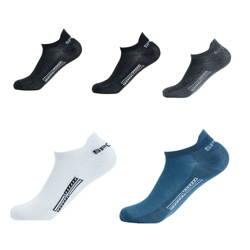5 Pairs High Quality Men Ankle Socks