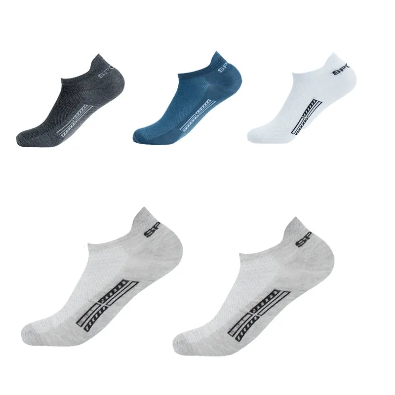 5 Pairs High Quality Men Ankle Socks