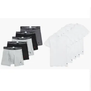 5 Polo Ralph Lauren Undershirts, T-Shirts, Boxers And Briefs On Sale