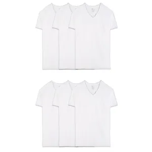 6 Hanes Or Fruit of the Loom Men's Undershirts