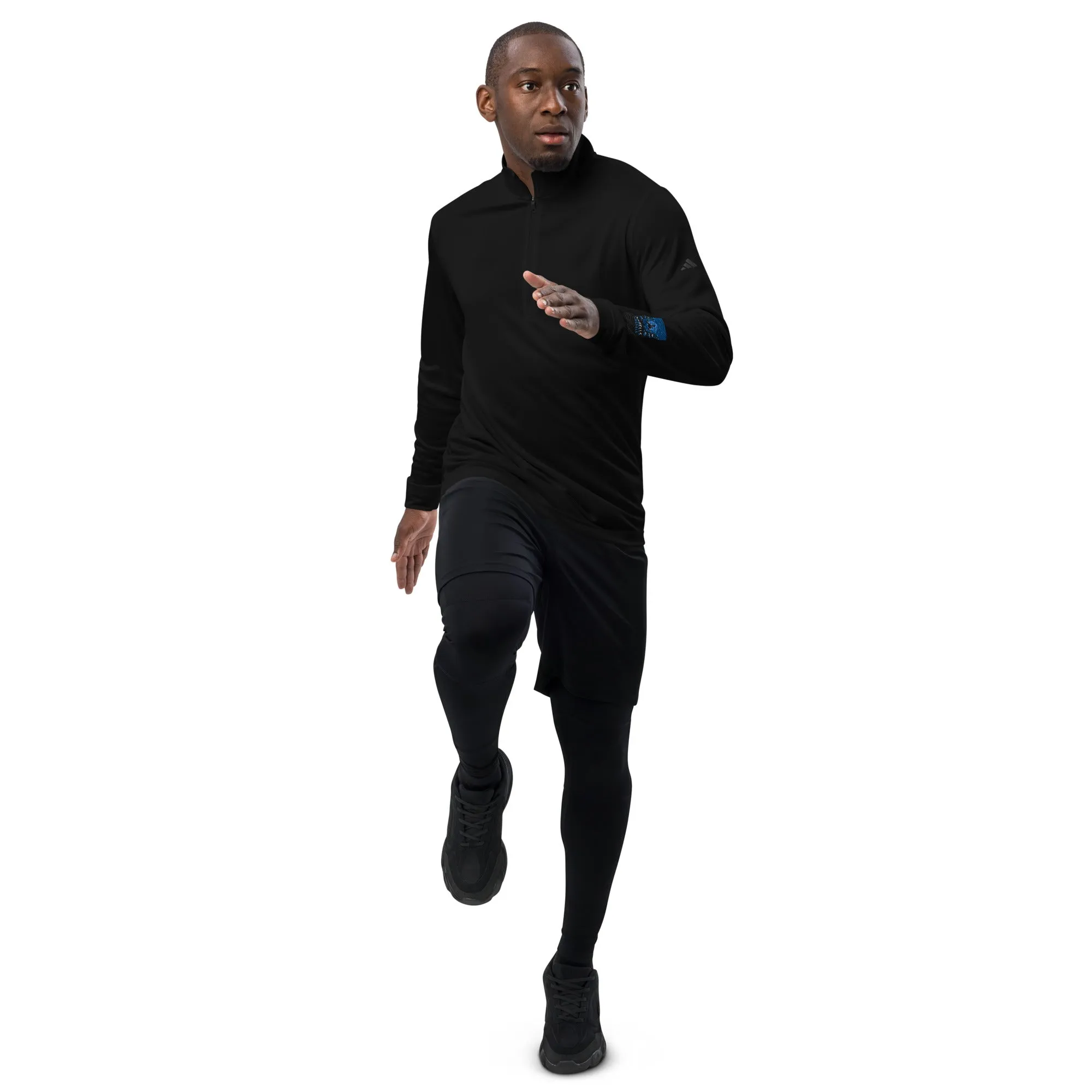 Adidas Quarter Zip Pullover by Dumbbells and Hotels