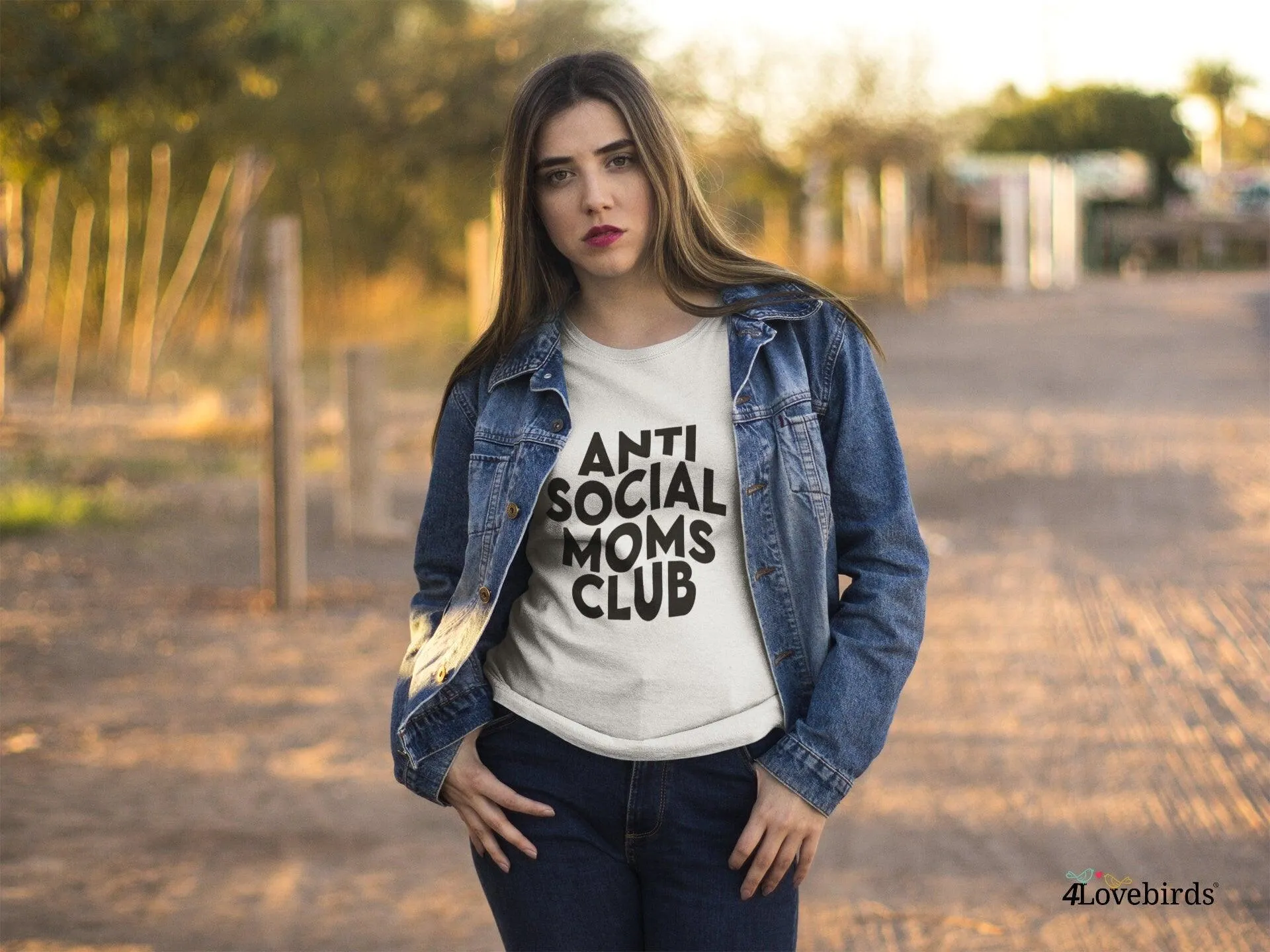 Anti Social Moms Club Hoodie // Mothers Day Gift / Gift for Mom / Mama Sweatshirt / Mom Long Sleeve Shirt / Gift for Her / Birthday Gift