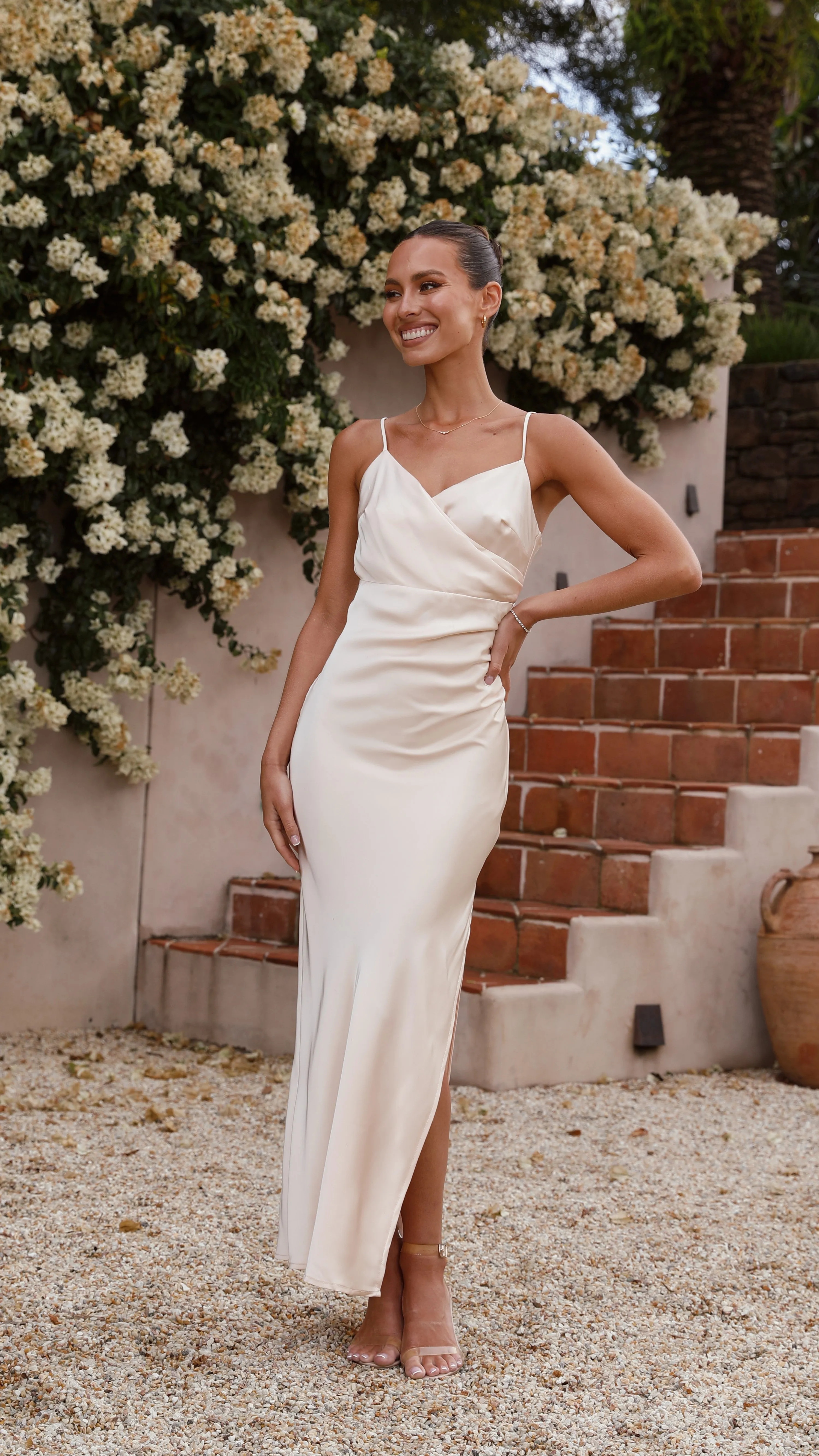 Ariana Maxi Dress - Champagne