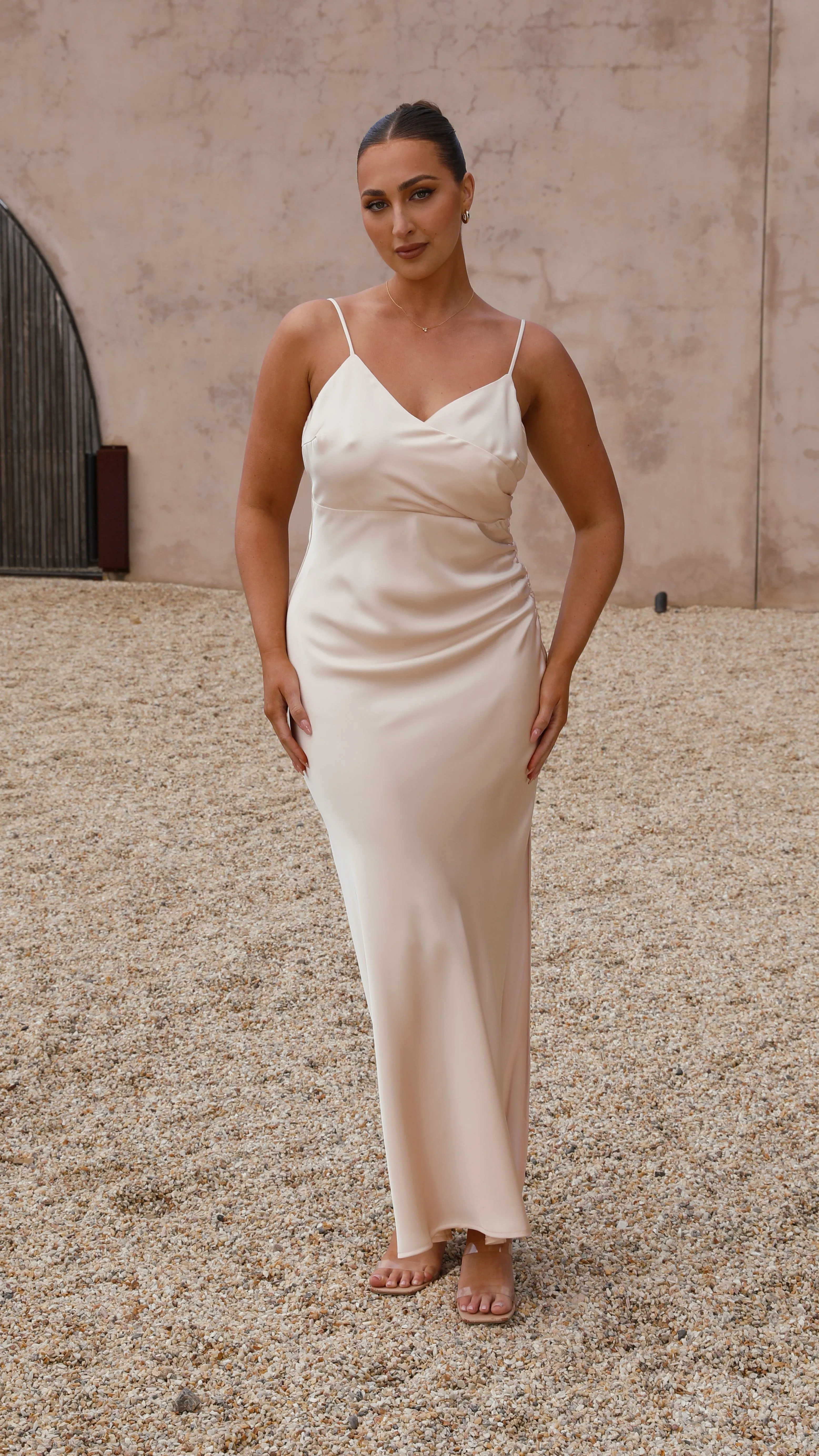 Ariana Maxi Dress - Champagne