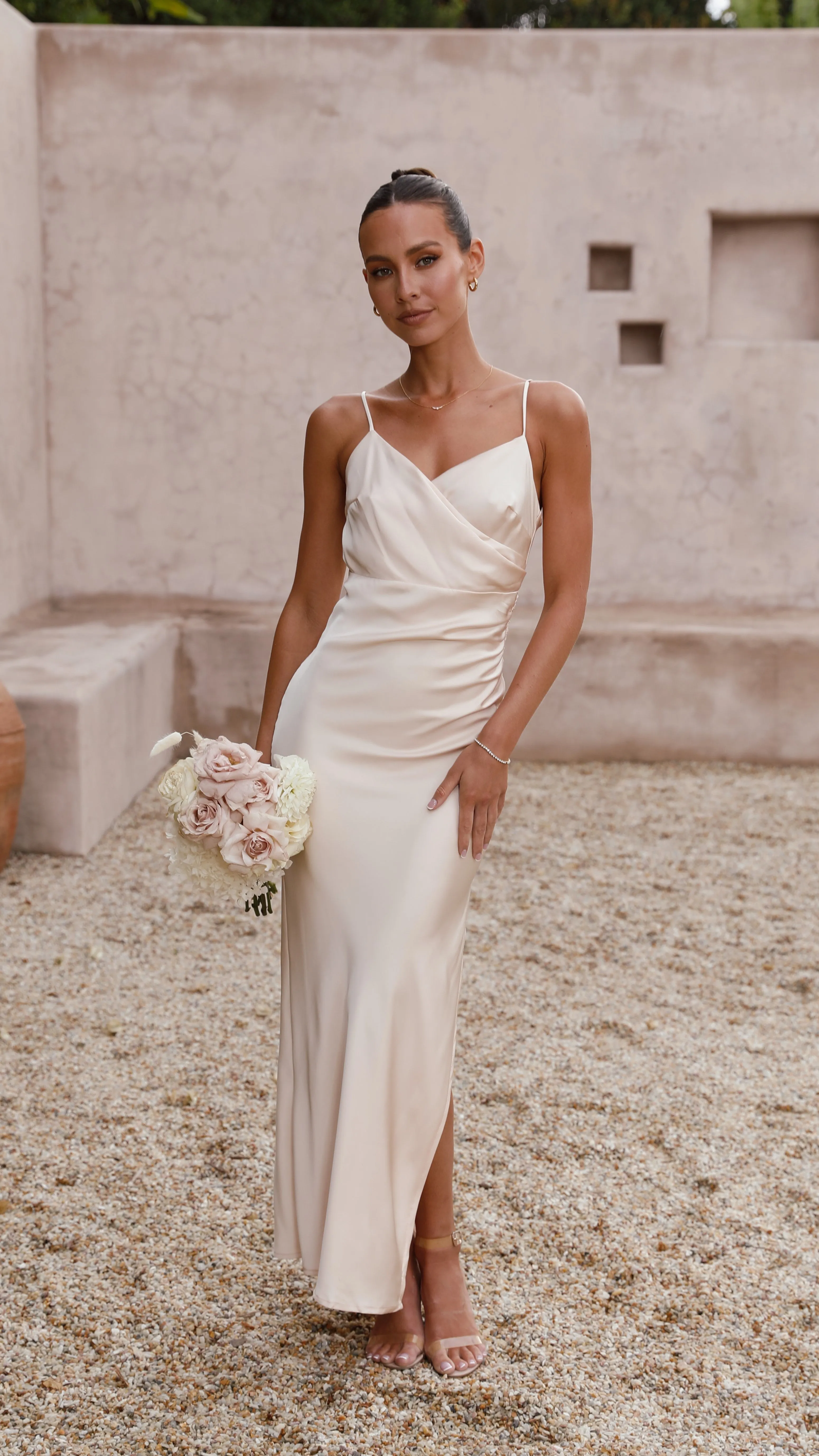 Ariana Maxi Dress - Champagne