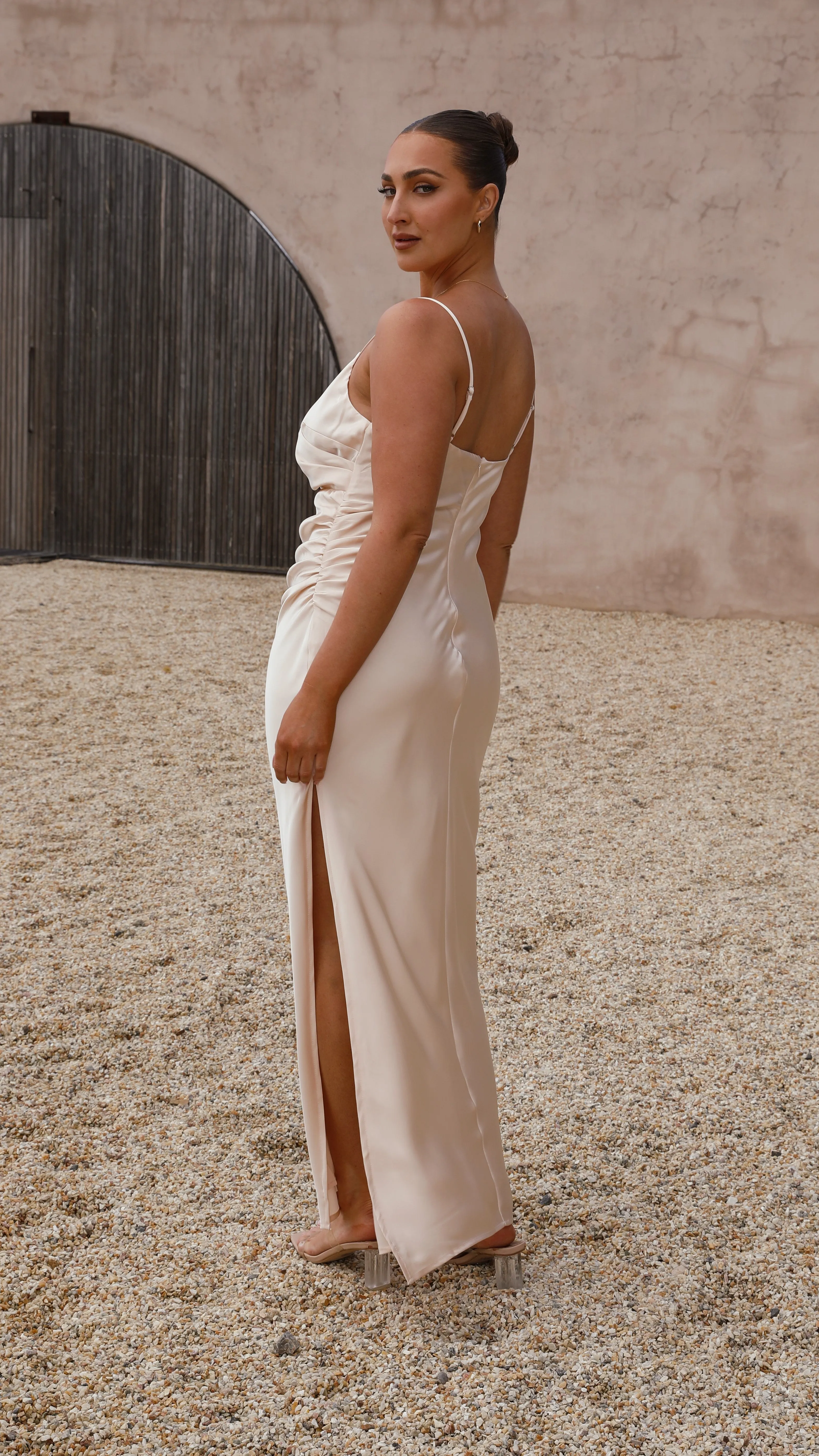 Ariana Maxi Dress - Champagne