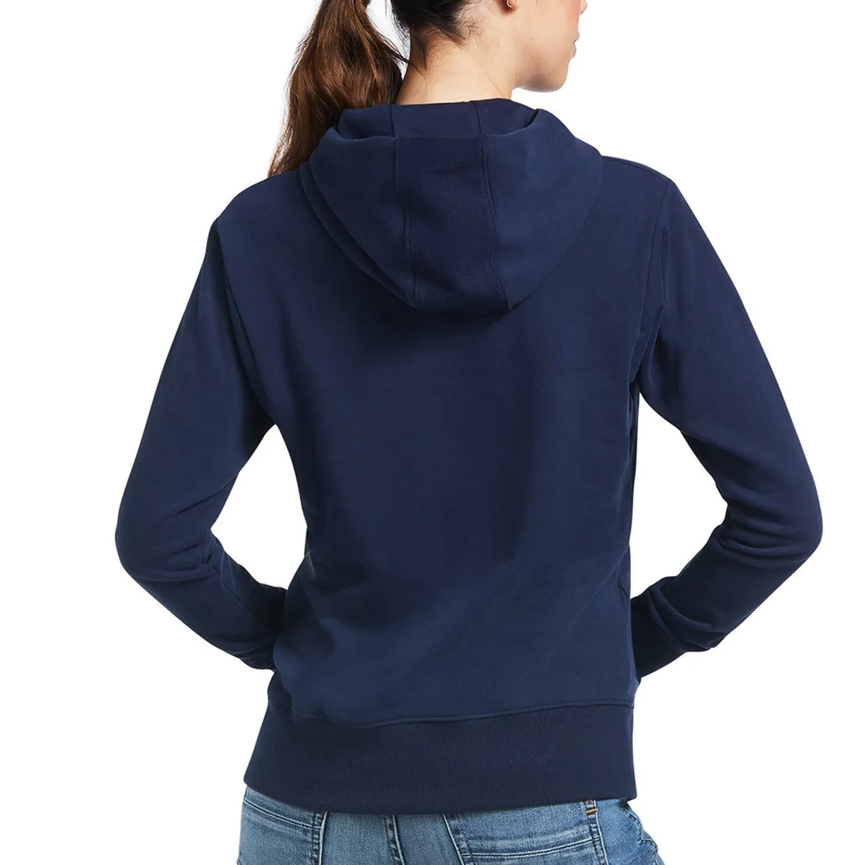 Ariat® Ladies 3D Logo 2.0 Navy Hoodie 10039222