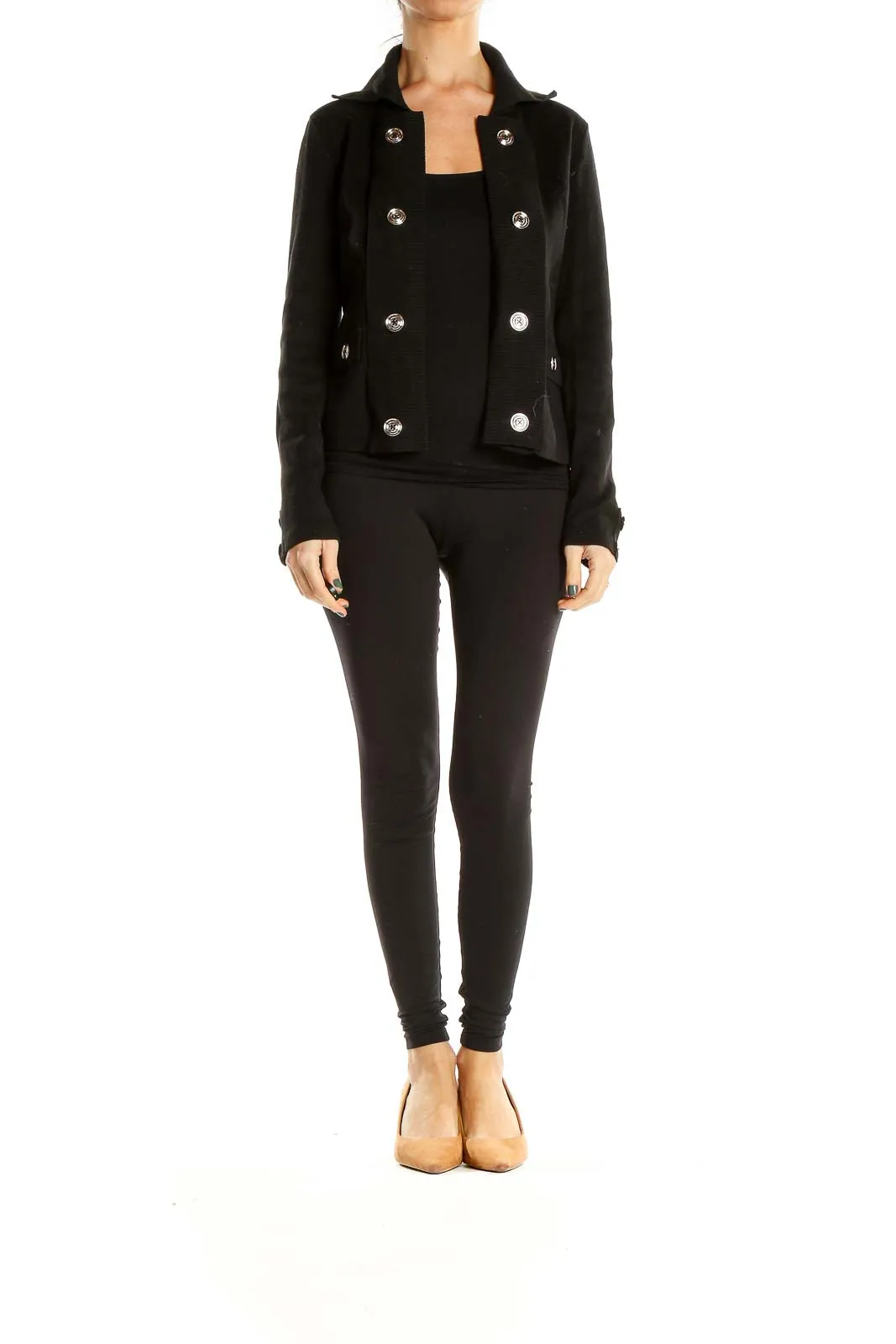 Black Button Up Jacket