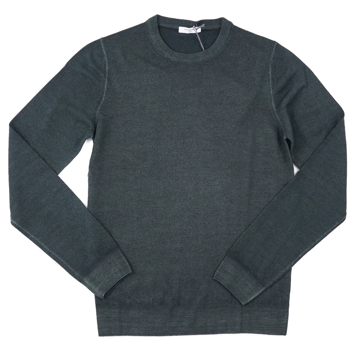 Boglioli Garment-Dyed Merino Wool Sweater
