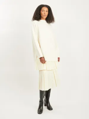 Bone Double Knit Boatneck