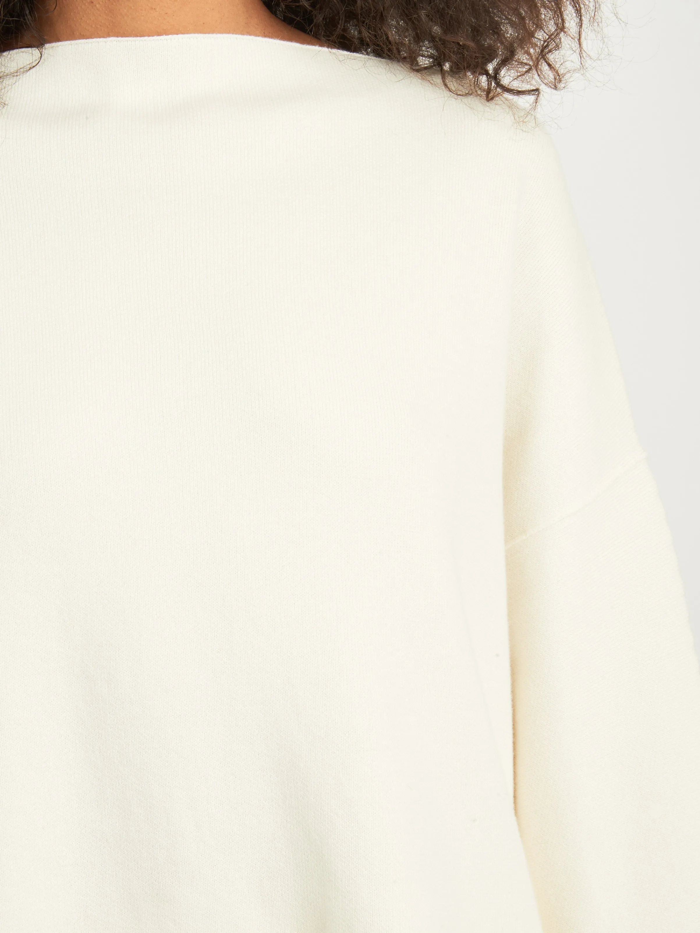Bone Double Knit Boatneck
