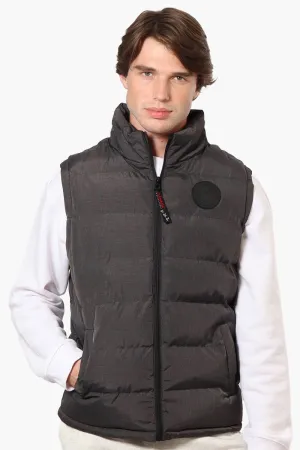 Canada Weather Gear Solid Bubble Vest - Grey