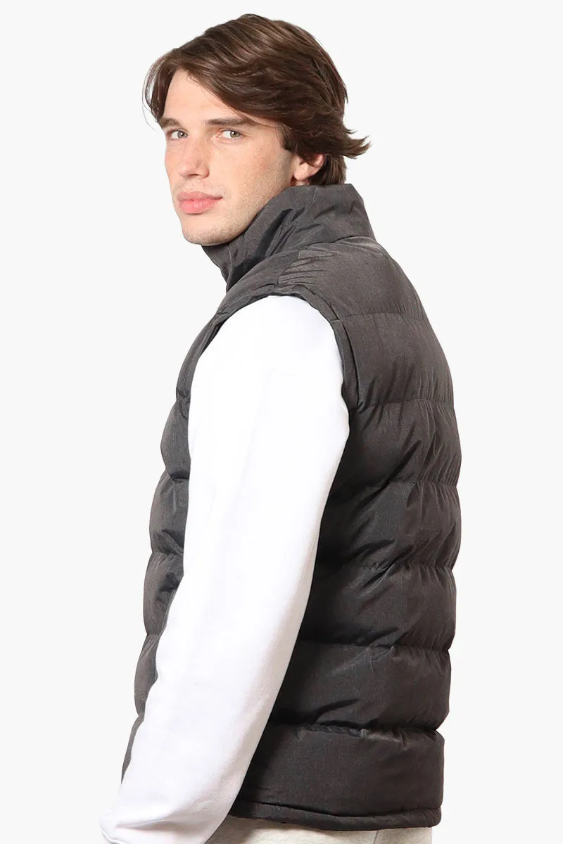 Canada Weather Gear Solid Bubble Vest - Grey