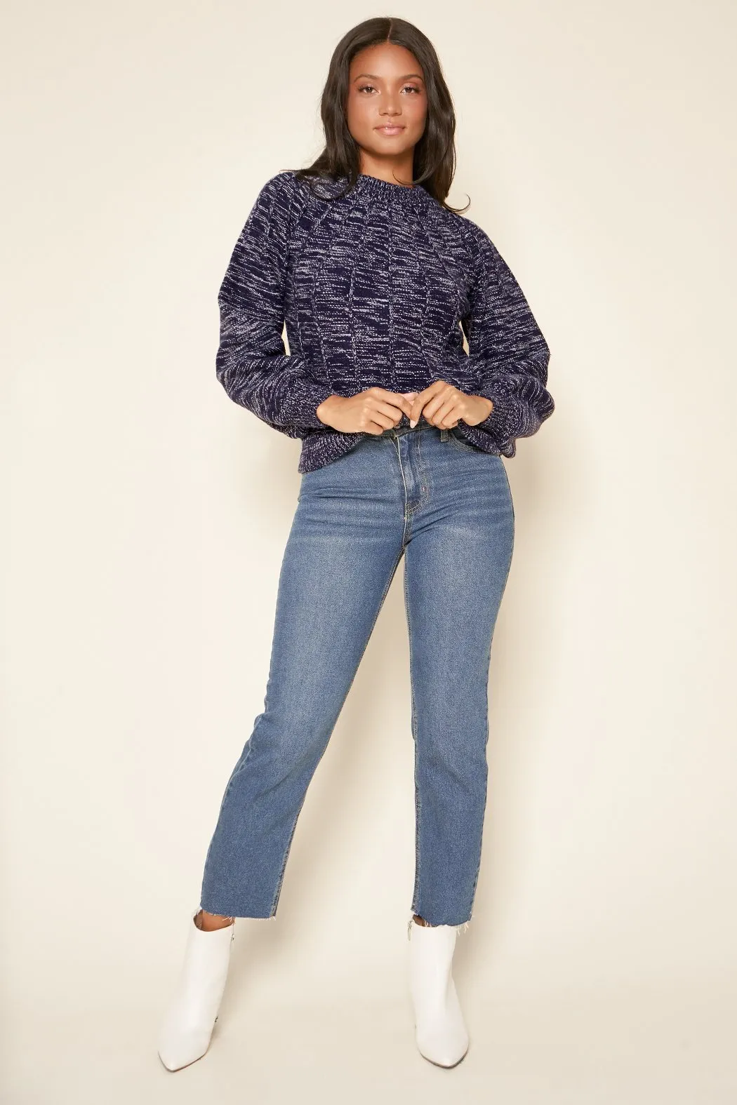 Cedar Marled Sweater