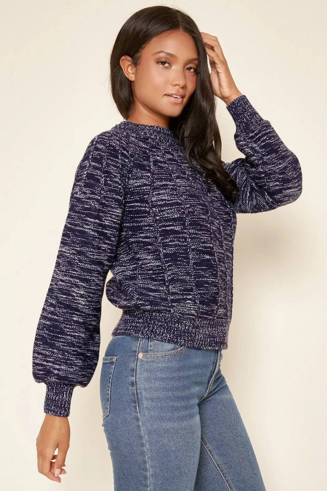 Cedar Marled Sweater