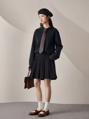 Fashionkova Casual Tie Retro Loose Hooded Sweater for Women 2023 Autumn New American Style Cozy Wind All-match Top Hoodies Female