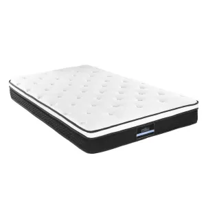 Giselle Bedding Bonita Euro Top Bonnell Spring Mattress 21cm Thick - King Single