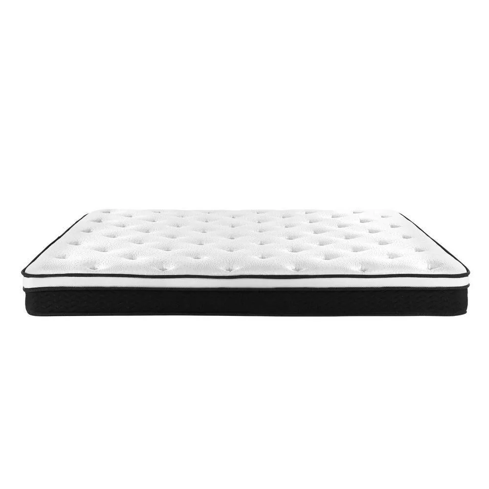 Giselle Bedding Bonita Euro Top Bonnell Spring Mattress 21cm Thick - Queen