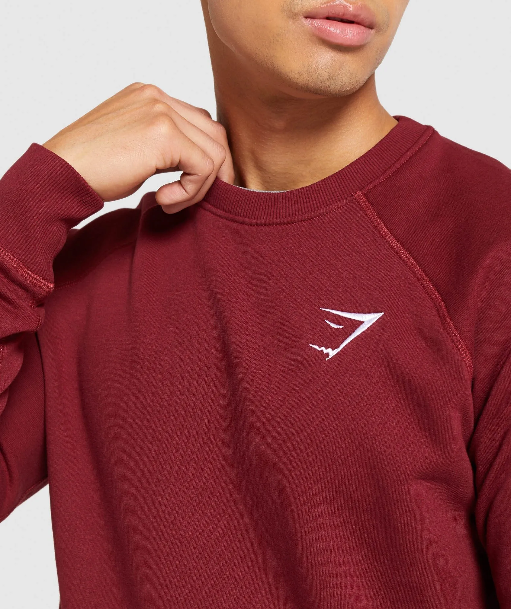 Gymshark Crest Sweatshirt - Claret