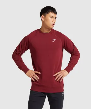 Gymshark Crest Sweatshirt - Claret