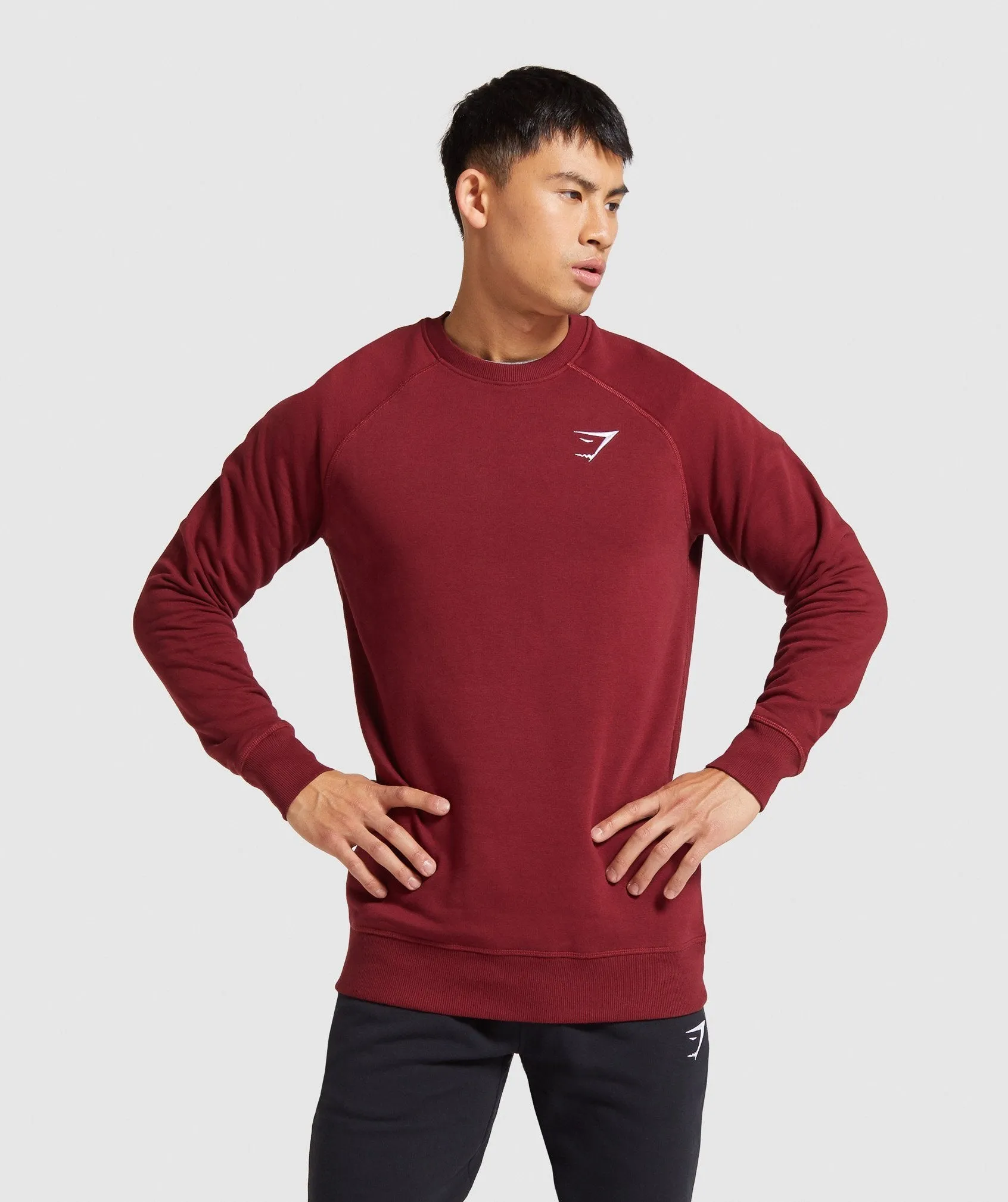 Gymshark Crest Sweatshirt - Claret