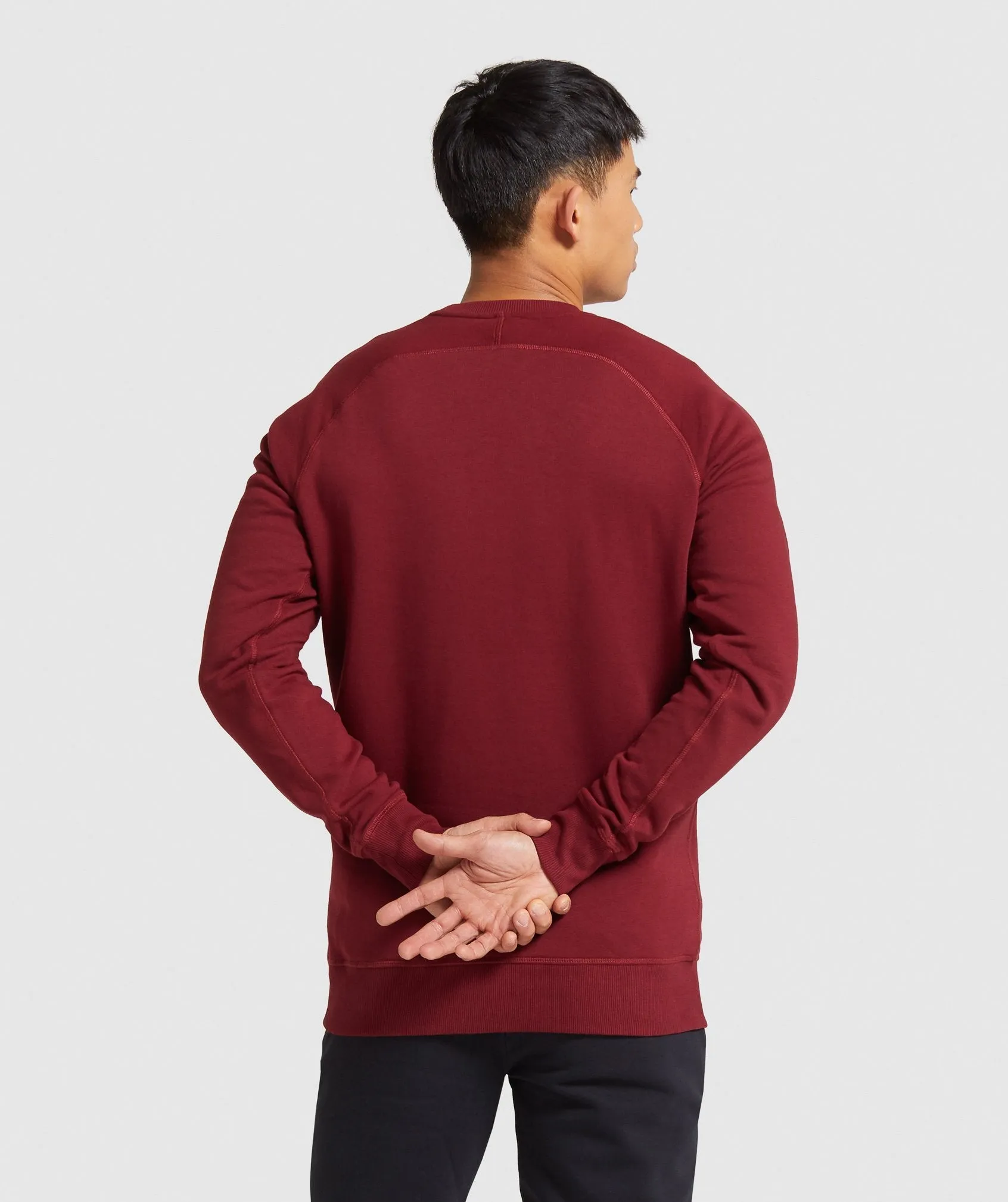 Gymshark Crest Sweatshirt - Claret