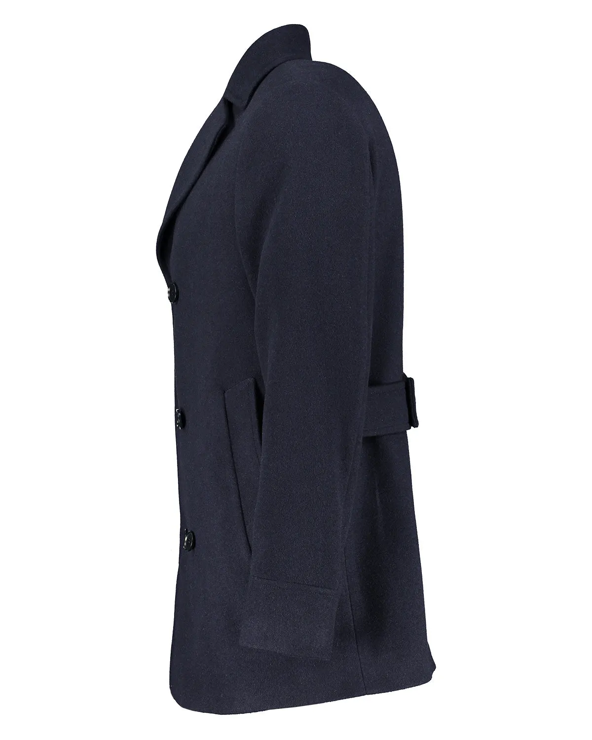 Haddock Navy Blue Pea Coat