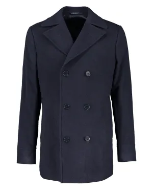 Haddock Navy Blue Pea Coat