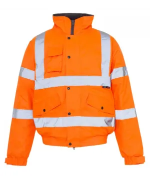 Hi Vis Orange Storm Bomber Jacket