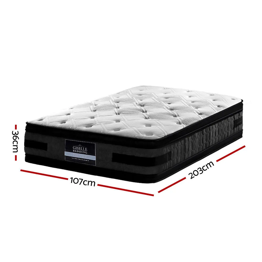 King Single - Euro Top Cool Gel Pocket Spring Mattress - 36cm Thick