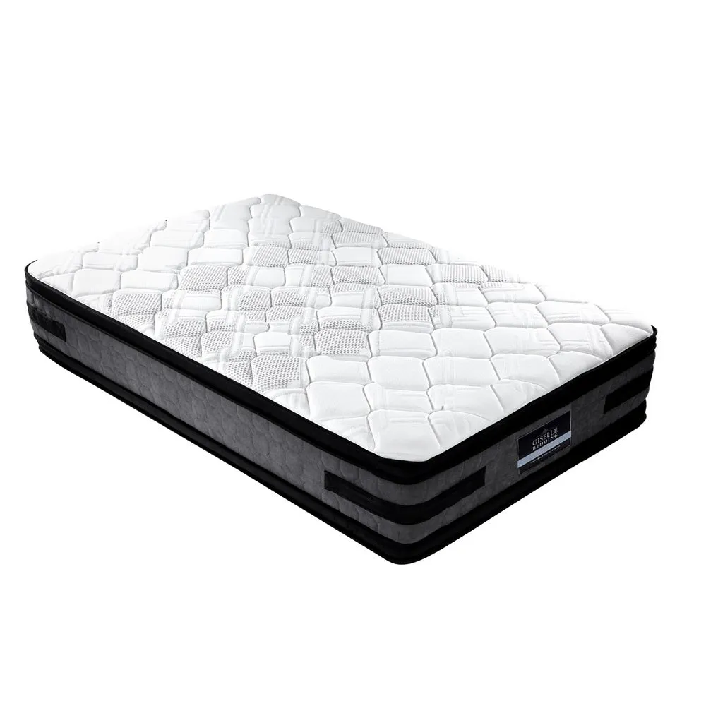 King Single - Euro Top Cool Gel Pocket Spring Mattress - 36cm Thick