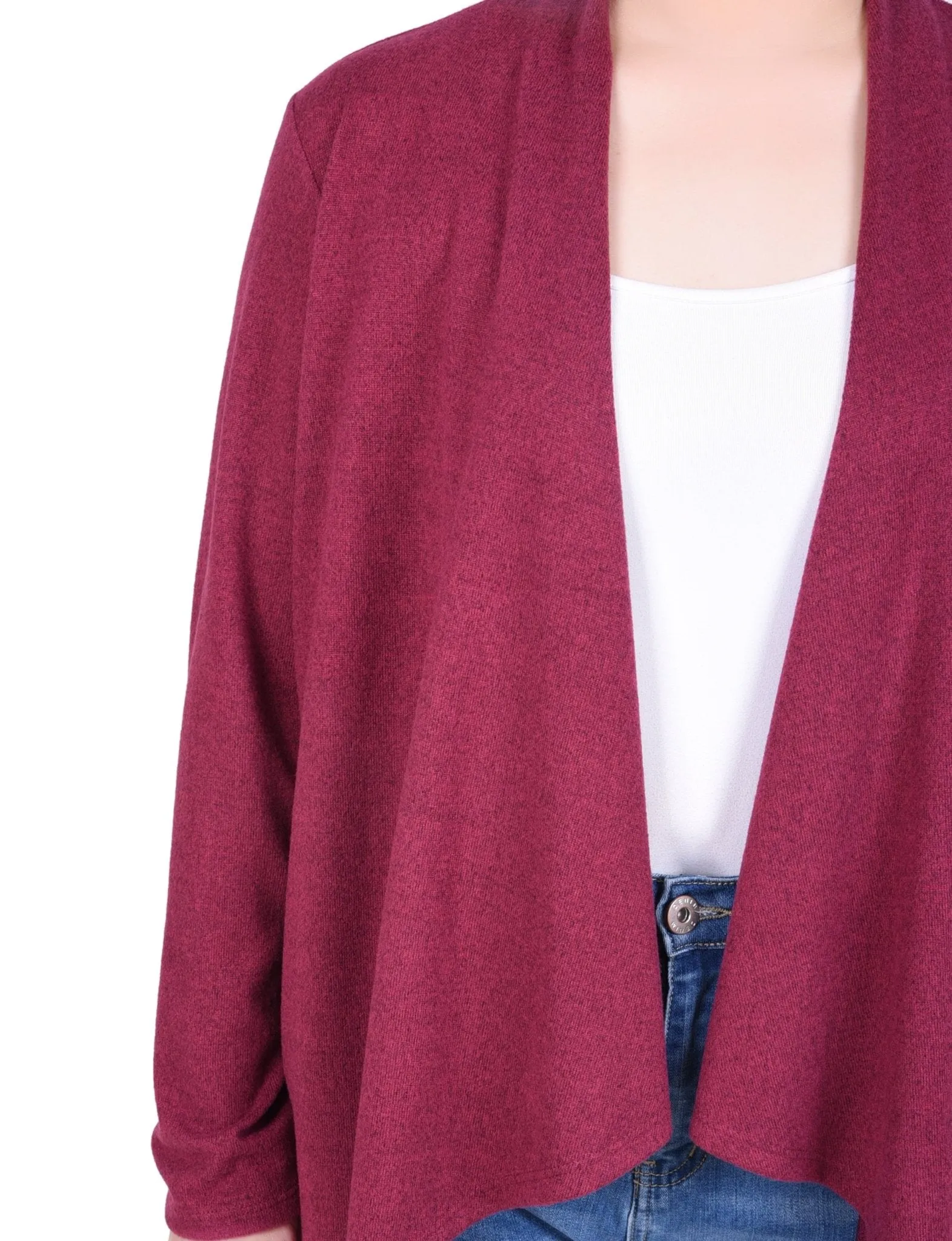 Long Sleeve Swing Cardigan - Petite