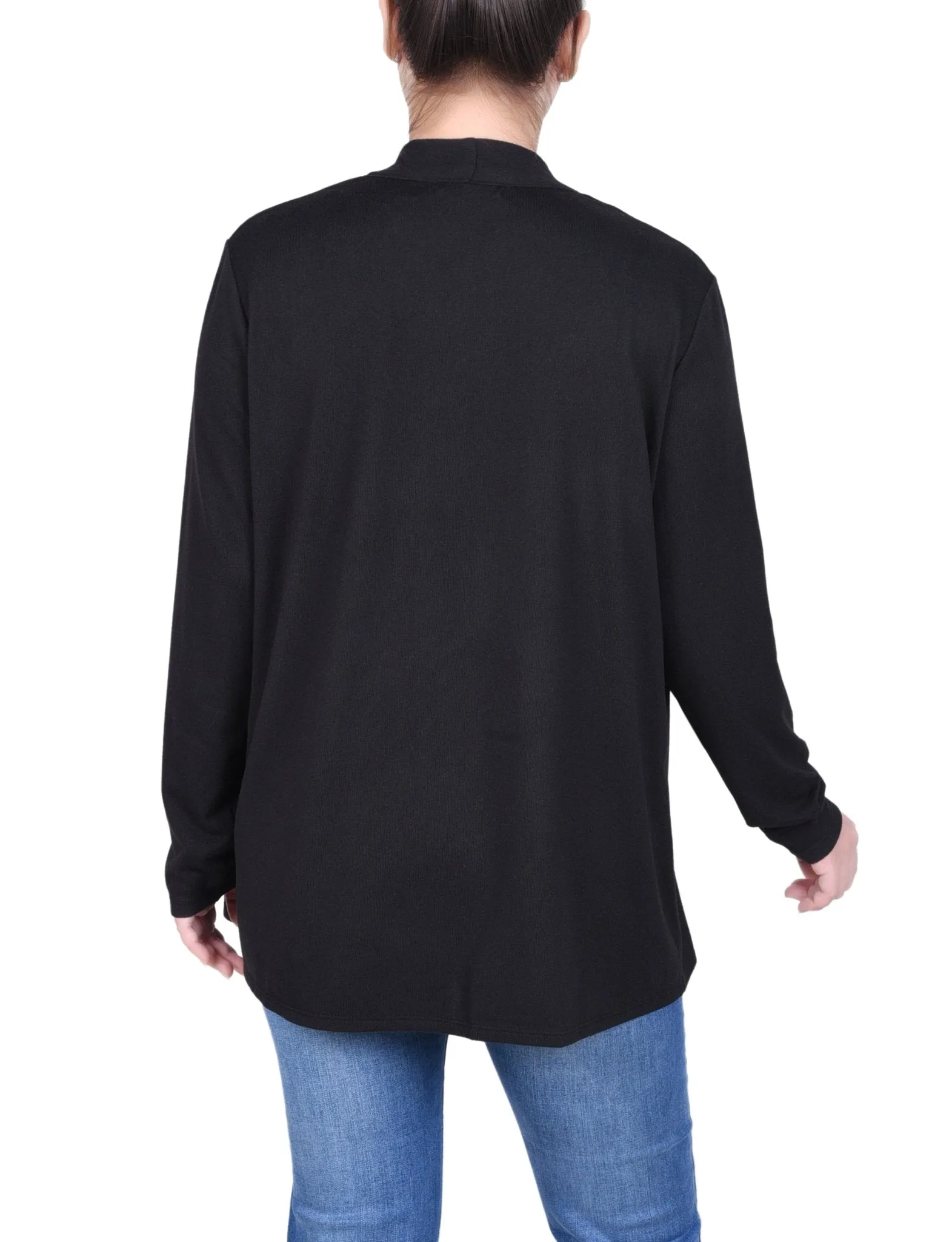 Long Sleeve Swing Cardigan - Petite