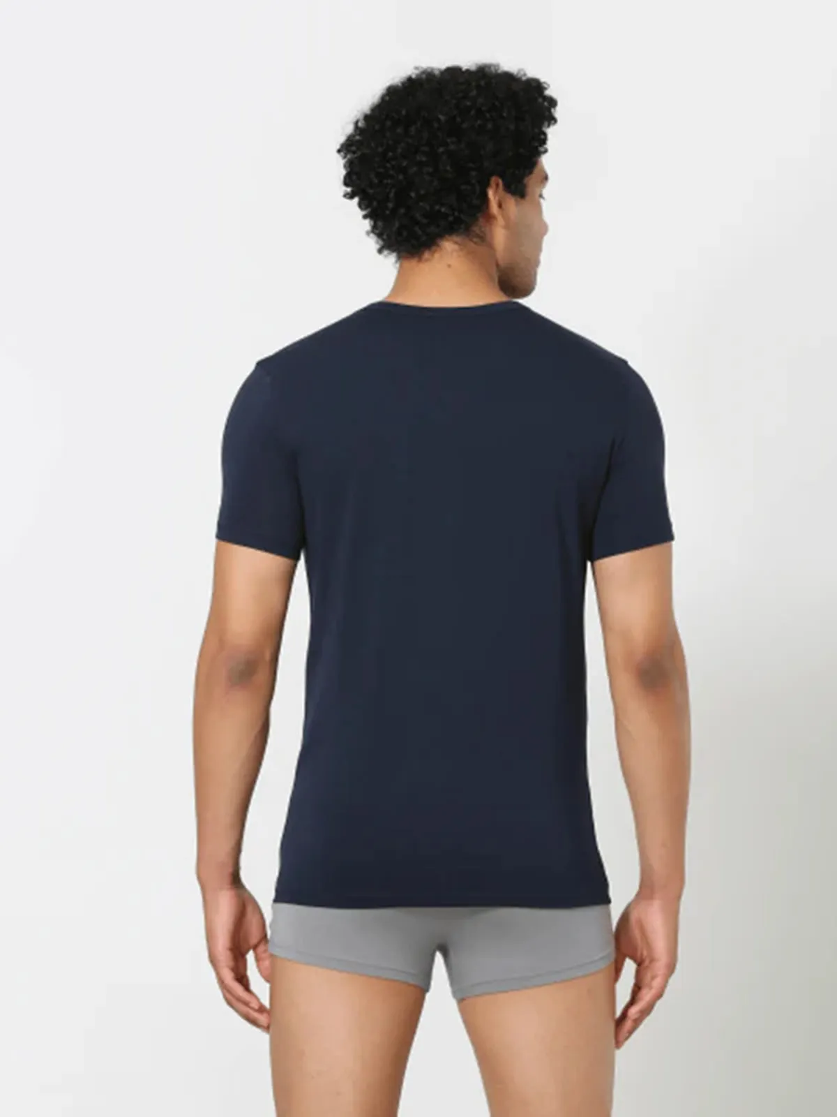 Luxury Modal V-Neck Undershirt - Navy