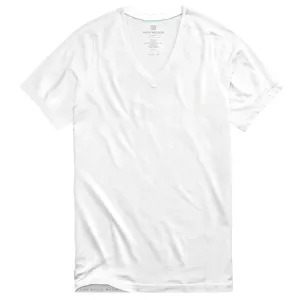 Mack Weldon - "18-Hour Jersey" V-Neck Undershirt in Bright White