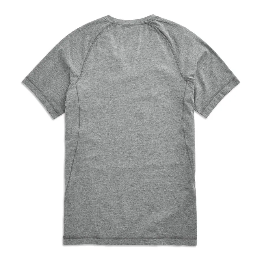 Mack Weldon - "18-Hour Jersey" V-Neck Undershirt in Grey Heather