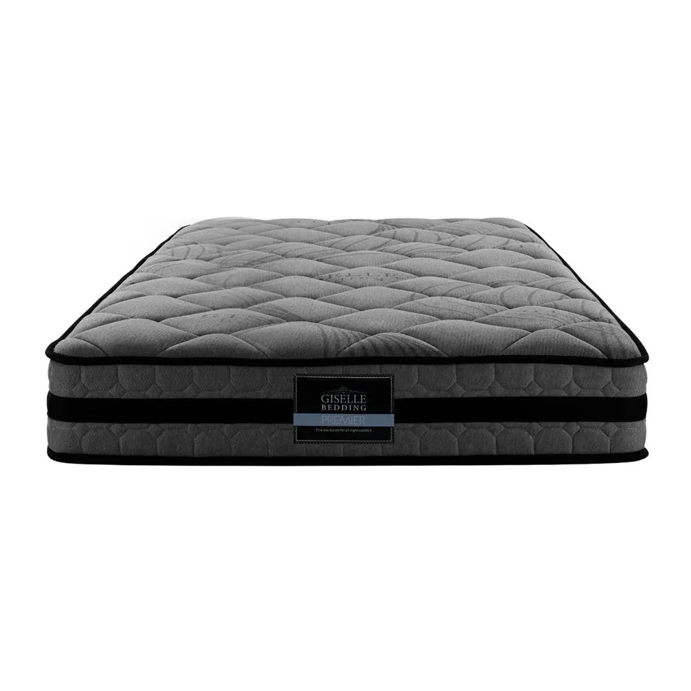 Medium Firm 22cm Mattress with 5-Zone Springs - Giselle Bedding
