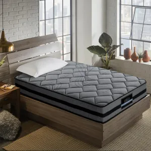 Medium Firm 22cm Mattress with 5-Zone Springs - Giselle Bedding