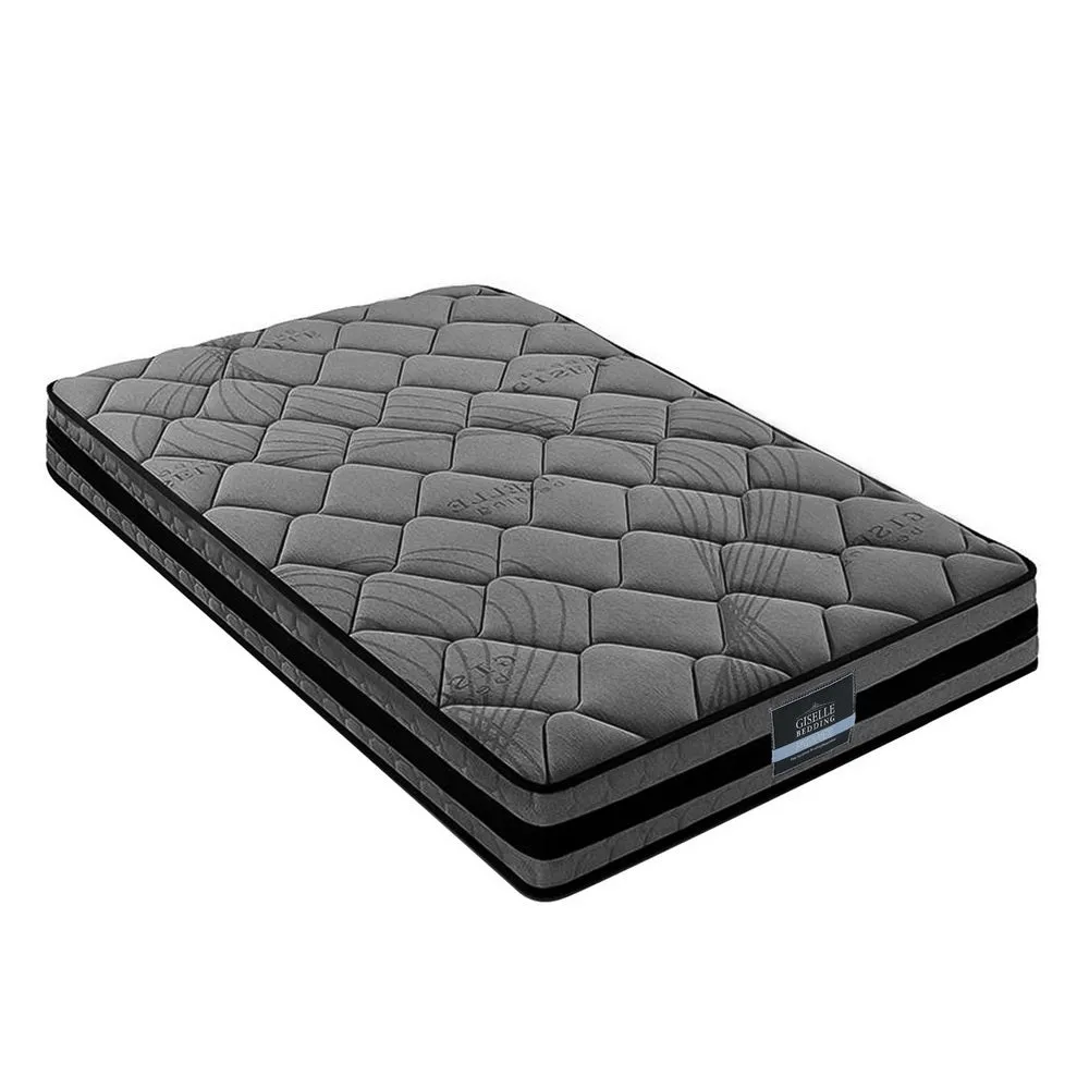 Medium Firm 22cm Mattress with 5-Zone Springs - Giselle Bedding