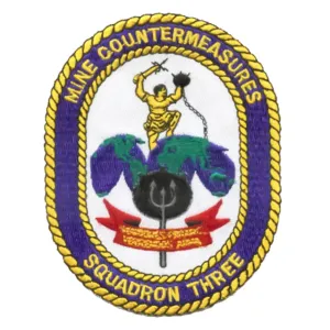 Mine Countermeasures Squadron Three Patch
