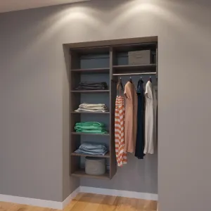 Modular Closets 4 Ft Closet Organizer System - 48 inch - Style E
